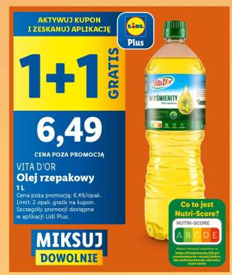 VITA D’OR Olej rzepakowy