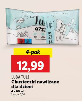 LUBA TULI Chusteczki nawilżane dla dzieci