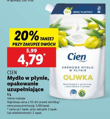 Cien Mydło w płynie, opakowanie uzupełniające