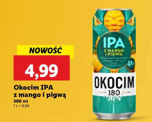 Okocim IPA z mango i pigwą