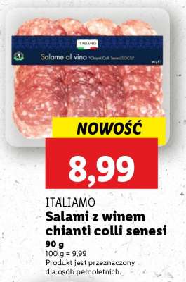 ITALIAMO Salami z winem chianti colli senesi