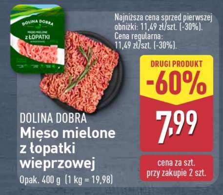 DOLINA DOBRA Mięso mielone z łopatki wieprzowej