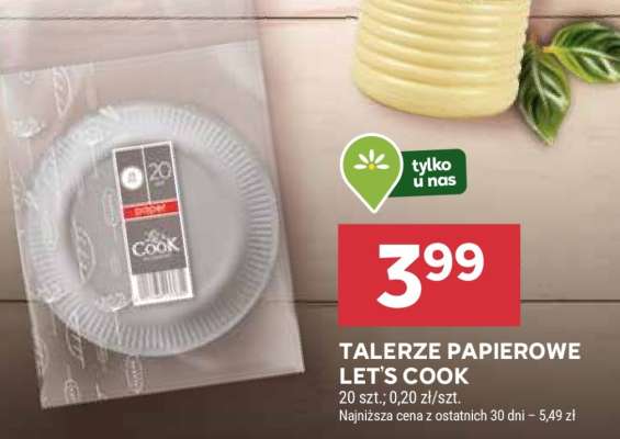 TALERZE PAPIEROWE LET’S COOK