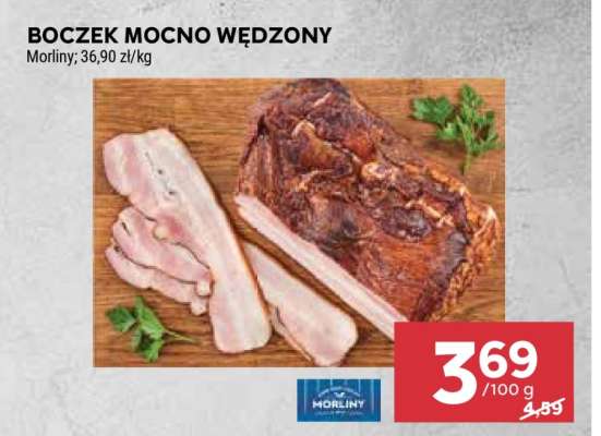 Boczek mocno wędzony