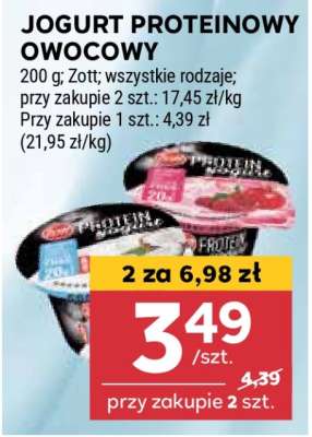 Jogurt proteinowy owocowy