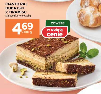 Ciasto Raj Dubajski z Tiramisu