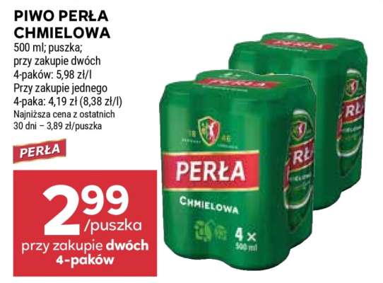 Piwo PERŁA CHMIELOWA