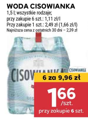 Woda Cisowianka