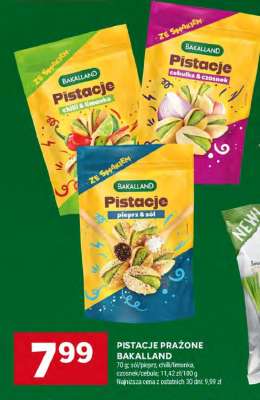 Pistacje Prażone Bakalland