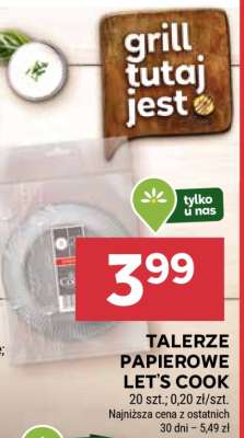 TALERZE PAPIEROWE LET’S COOK