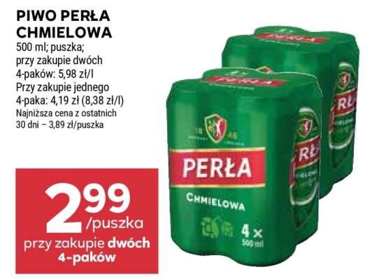 Piwo PERŁA CHMIELOWA