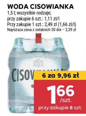 Woda Cisowianka