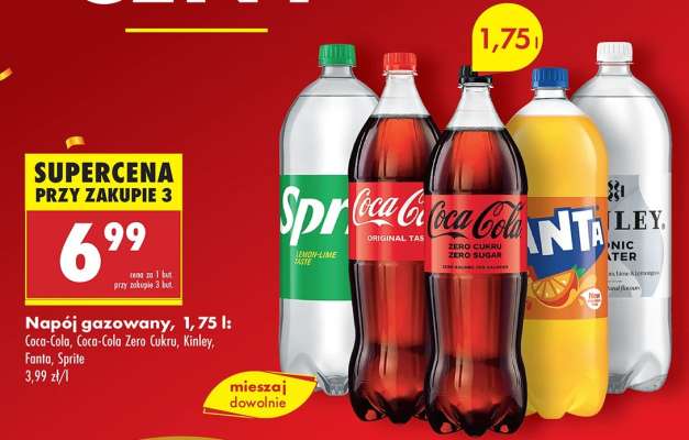 Napój gazowany, 1,75 l