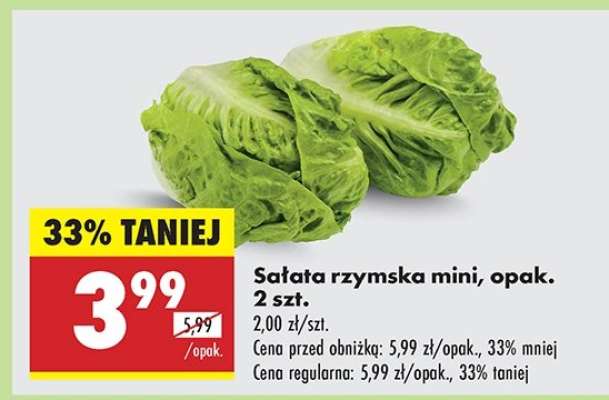 sałata rzymska mini , opak . 2 szt .
