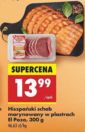 Hiszpański schab marynowany w plastrach El Pozo 300 g