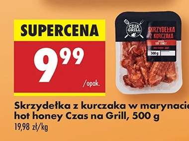 Skrzydełka z kurczaka w marynacie hot honey Czas na Grill , 500 g