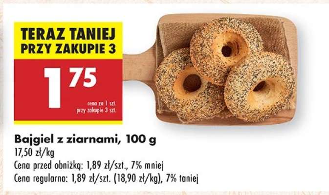 Bajgiel z ziarnami, 100 g