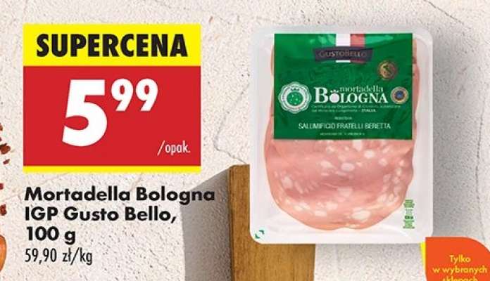 Mortadella Bologna IGP Gusto Bello, 100 g