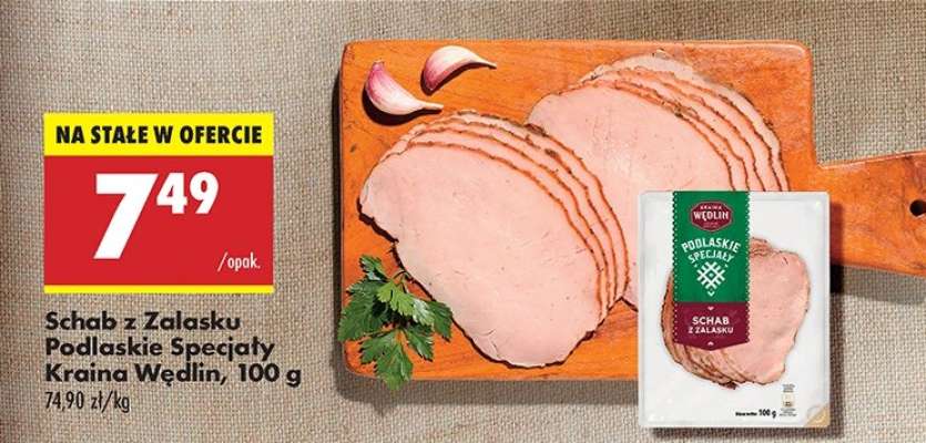 Schab z Zalasku Podlaskie Specjały Kraina Wędlin, 100 g