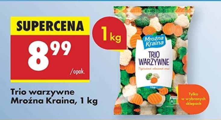 Trio warzywne Mroźna Kraina, 1 kg