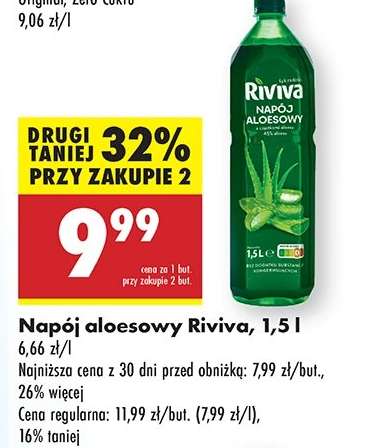 Napój aloesowy Riviva, 1,5 l