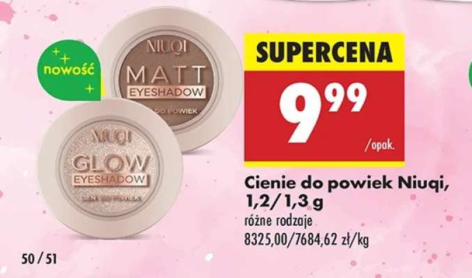 Cienie do powiek Niuqi