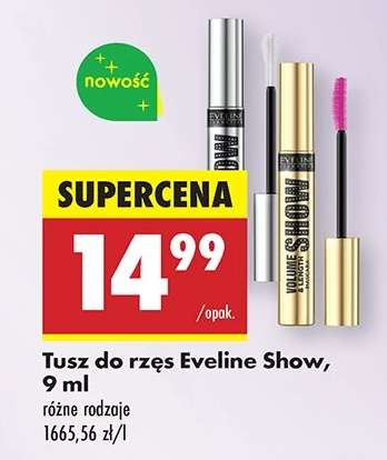 Tusz do rzęs Eveline Show, 9 ml