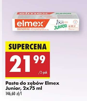 Pasta do zębów Elmex Junior, 2x75 ml