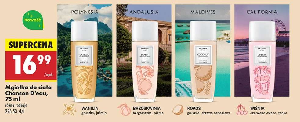 Mgiełka do ciała Chanson D'eau, 75 ml