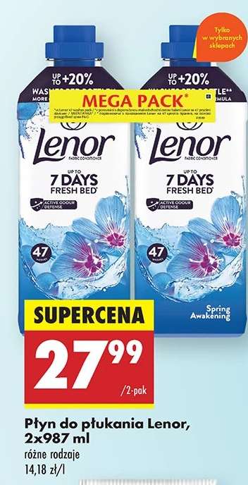 Płyn do płukania Lenor, 2x987 ml