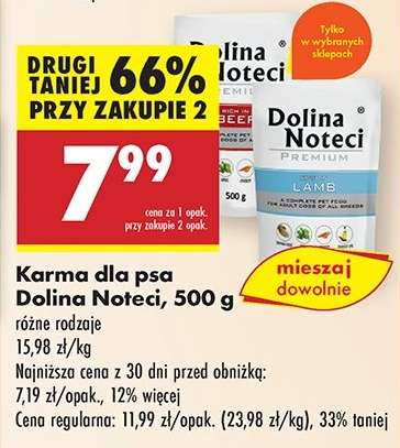 Karma dla psa Dolina Noteci, 500 g