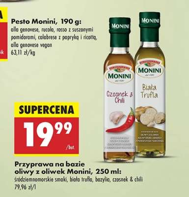 Przyprawa na bazie oliwy z oliwek Monini 250 ml
