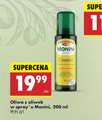 Oliwa z oliwek w spray'u Monini 200 ml