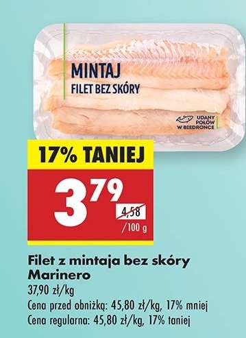 Filet z mintaja bez skóry Marinero