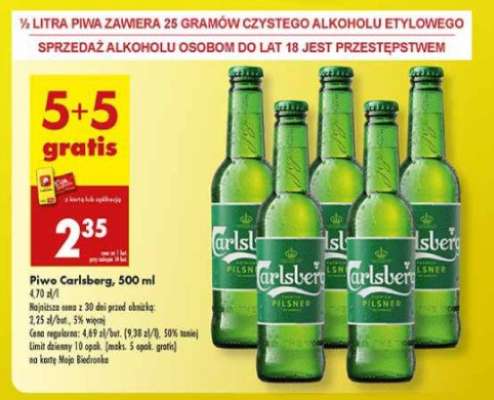 Piwo Carlsberg 500 ml