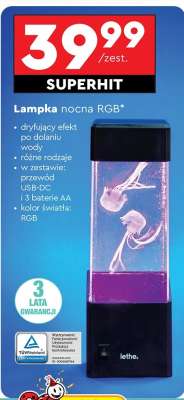 Lampka nocna RGB