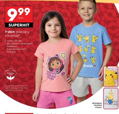 T-shirt dziecięcy z licencją