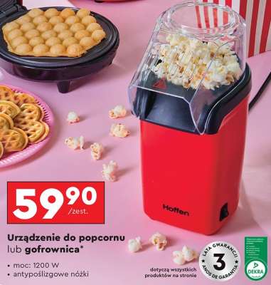 Urządzenie do popcornu lub gofrownica