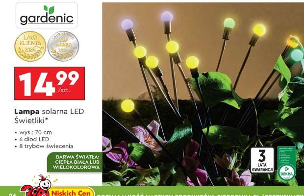 Lampa solarna LED Świetliki