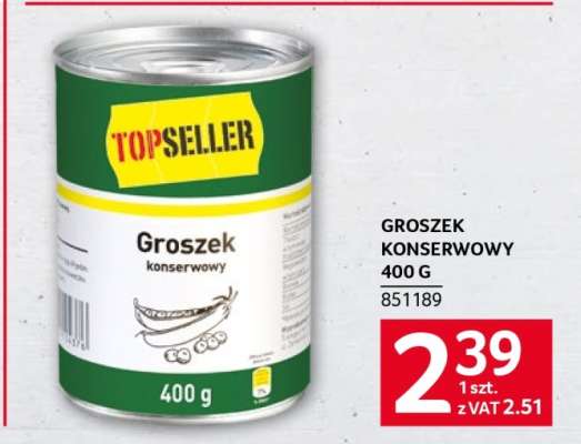 Groszek konserwowy