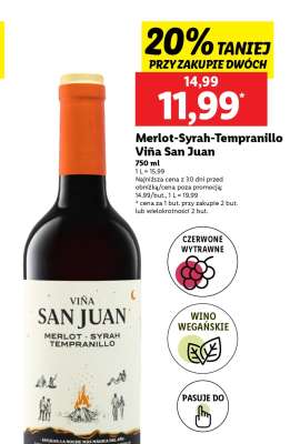 Merlot-Syrah-Tempranillo Viña San Juan