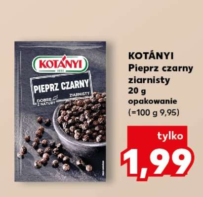 KOTÁNYI Pieprz czarny ziarnisty