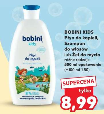 BOBINI KIDS Płyn do kąpieli, Szampon do włosów lub Żel do mycia