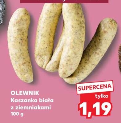 OLEWNIK Kaszanka biała z ziemniakami 100 g
