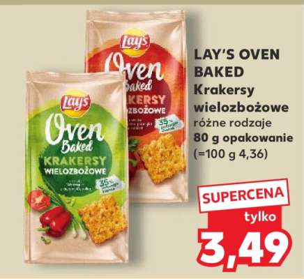 LAY'S OVEN BAKED Krakersy wielozbożowe