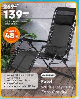 Fotel wielopozycyjny Zero Gravity