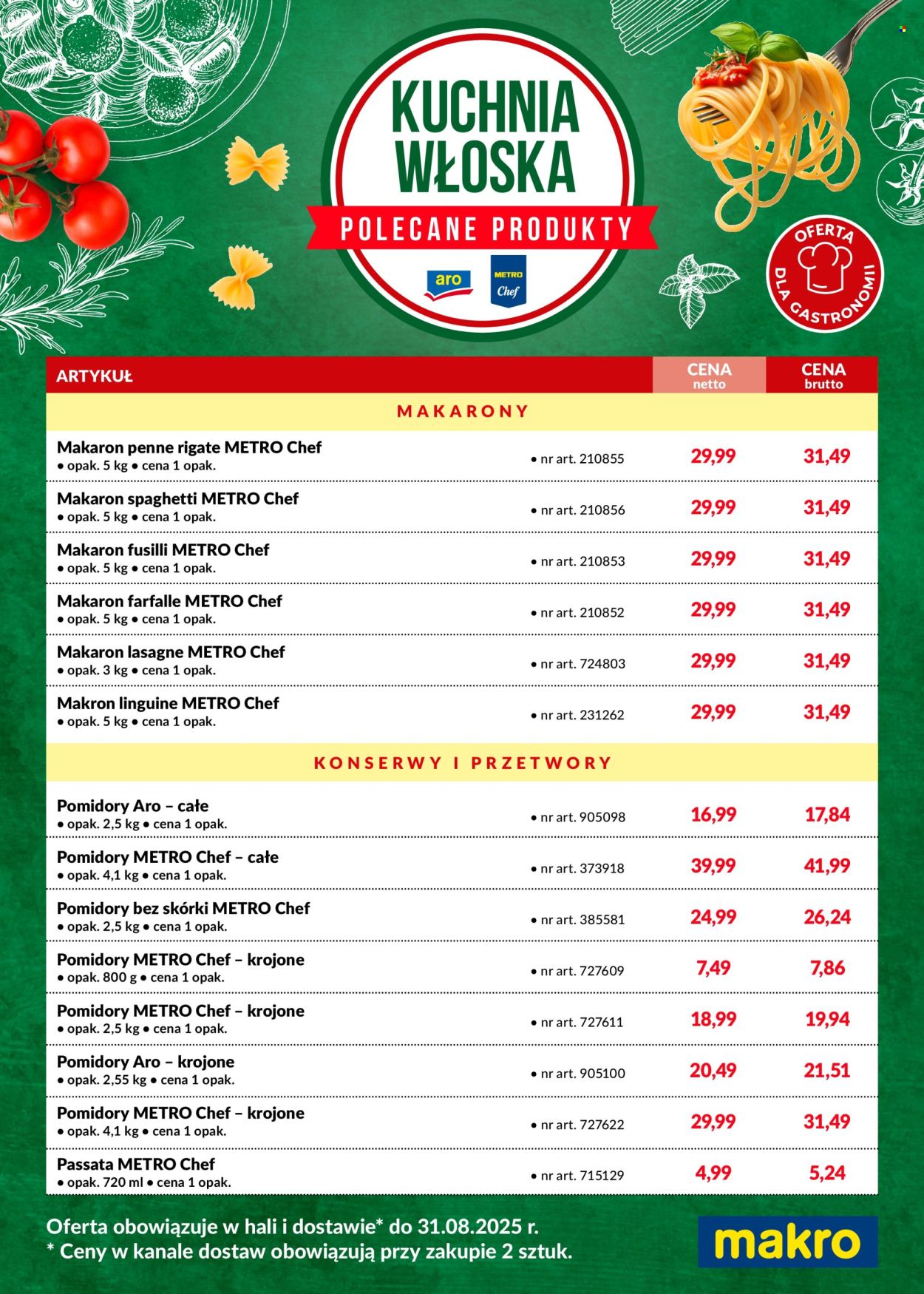 Gazetka Makro - 18.7.2025. - 31.8.2025.. Strona 1