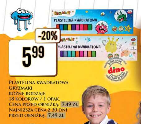 Plastelina kwadratowa Gryzmaki