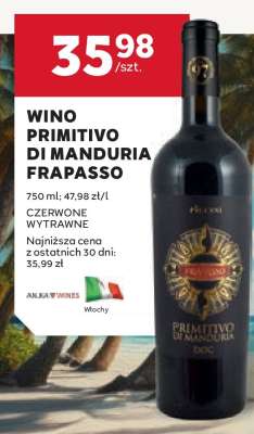 Wino Primitivo Di Manduria Frapasso