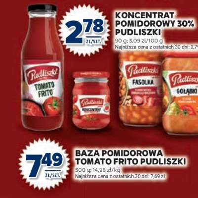 Koncentrat pomidorowy 30% Pudliszki